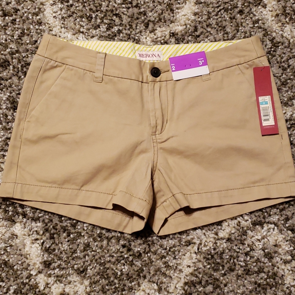 NWT Khaki Shorts